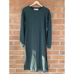 Free people high side slit sweater dress small